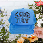 Checkered Game Day Trucker Hat *9 COLORS