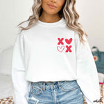 Pocket XOXO Sweatshirt *8 Colors (S-3X)
