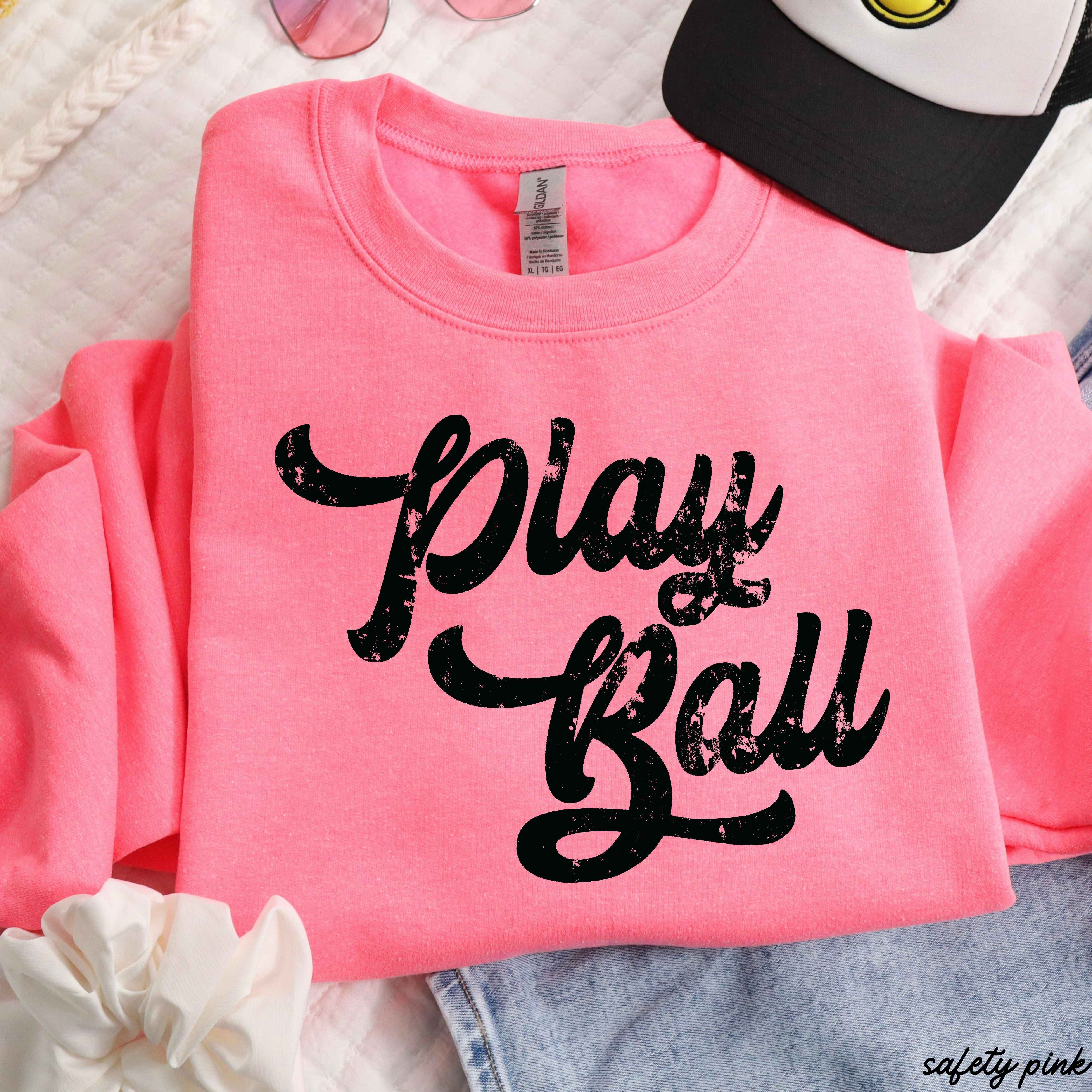 Play Ball Sweatshirt *11 Colors (S-3X)