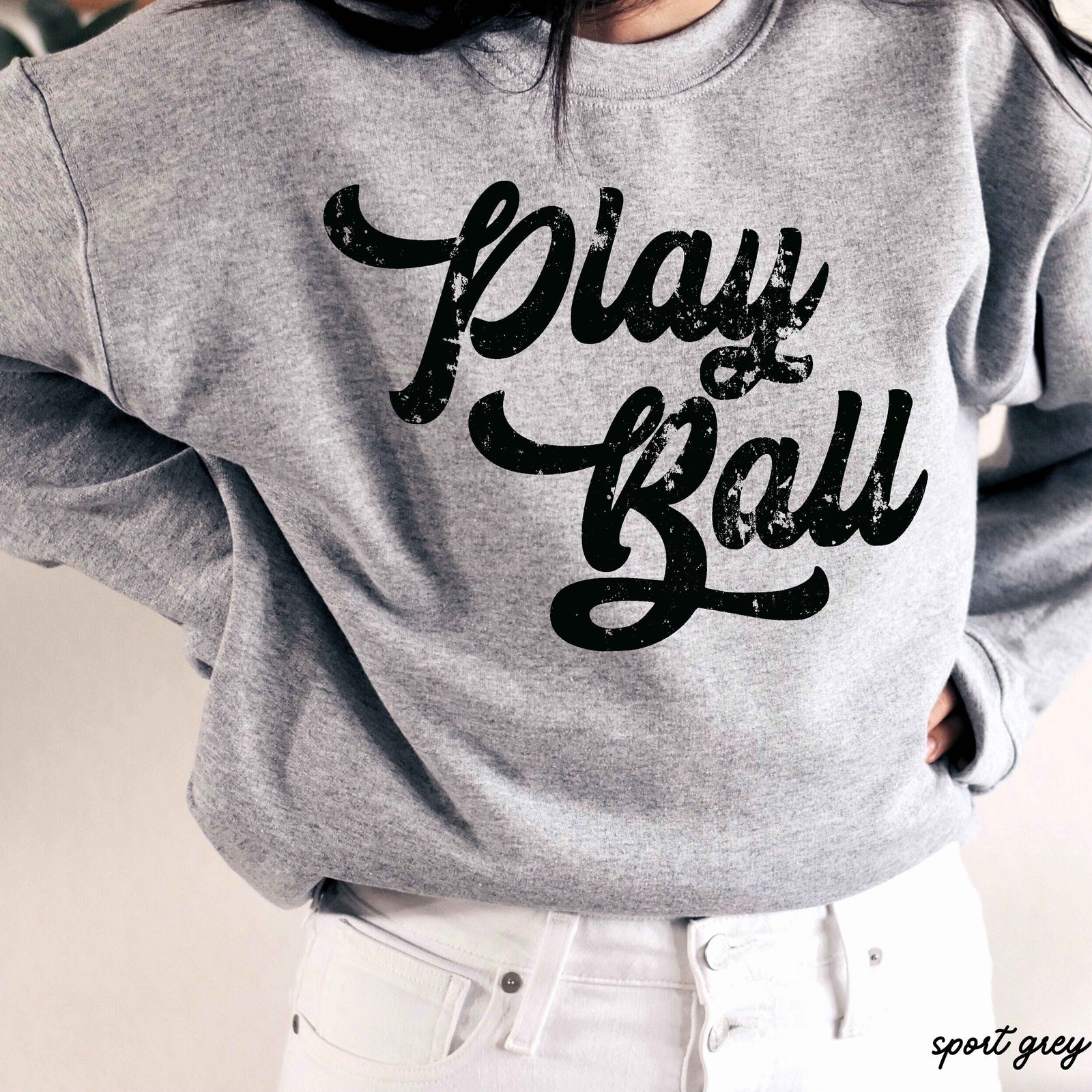 Play Ball Sweatshirt *11 Colors (S-3X)