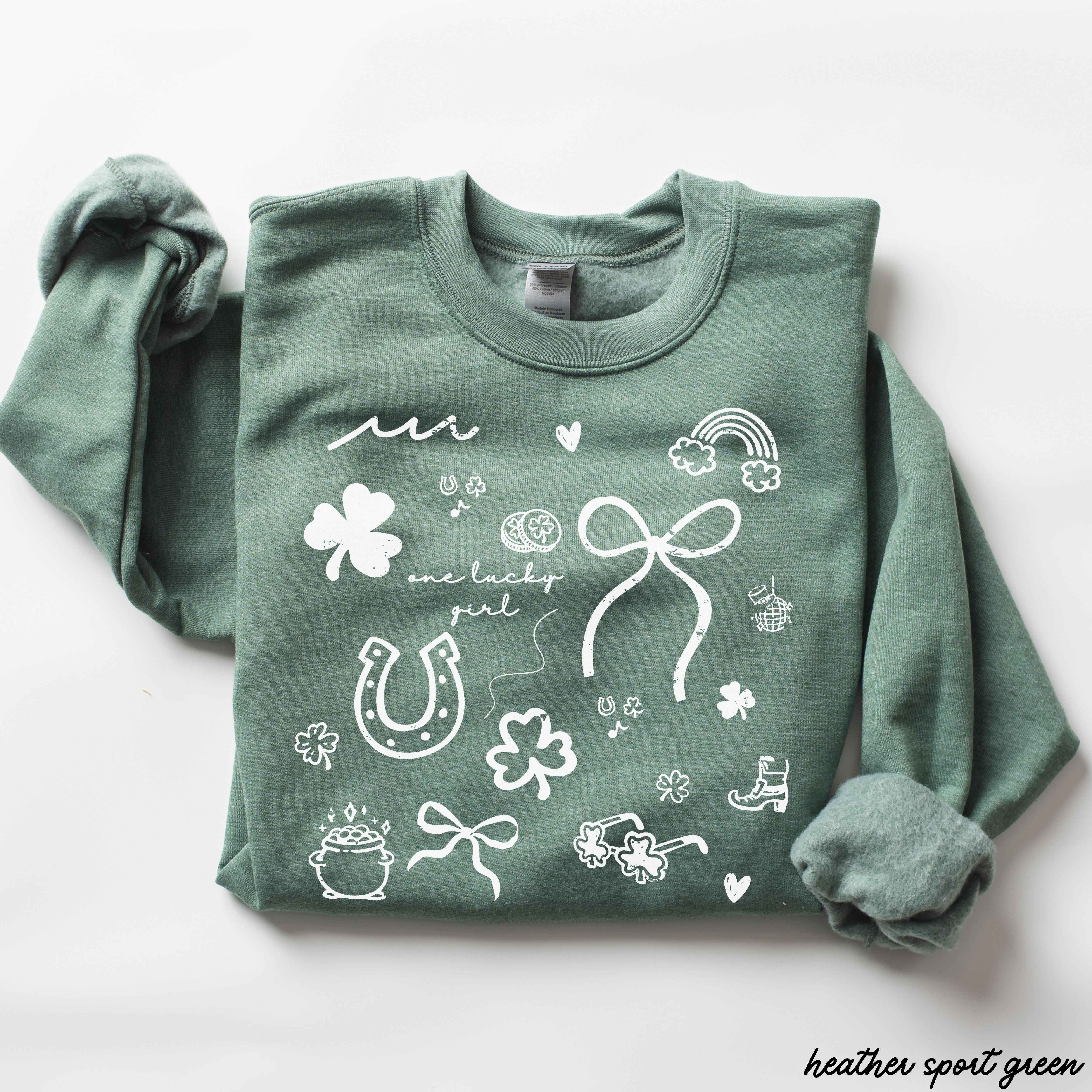 St. Patrick's Day Doodle Sweatshirt *5 Colors (S-3X)