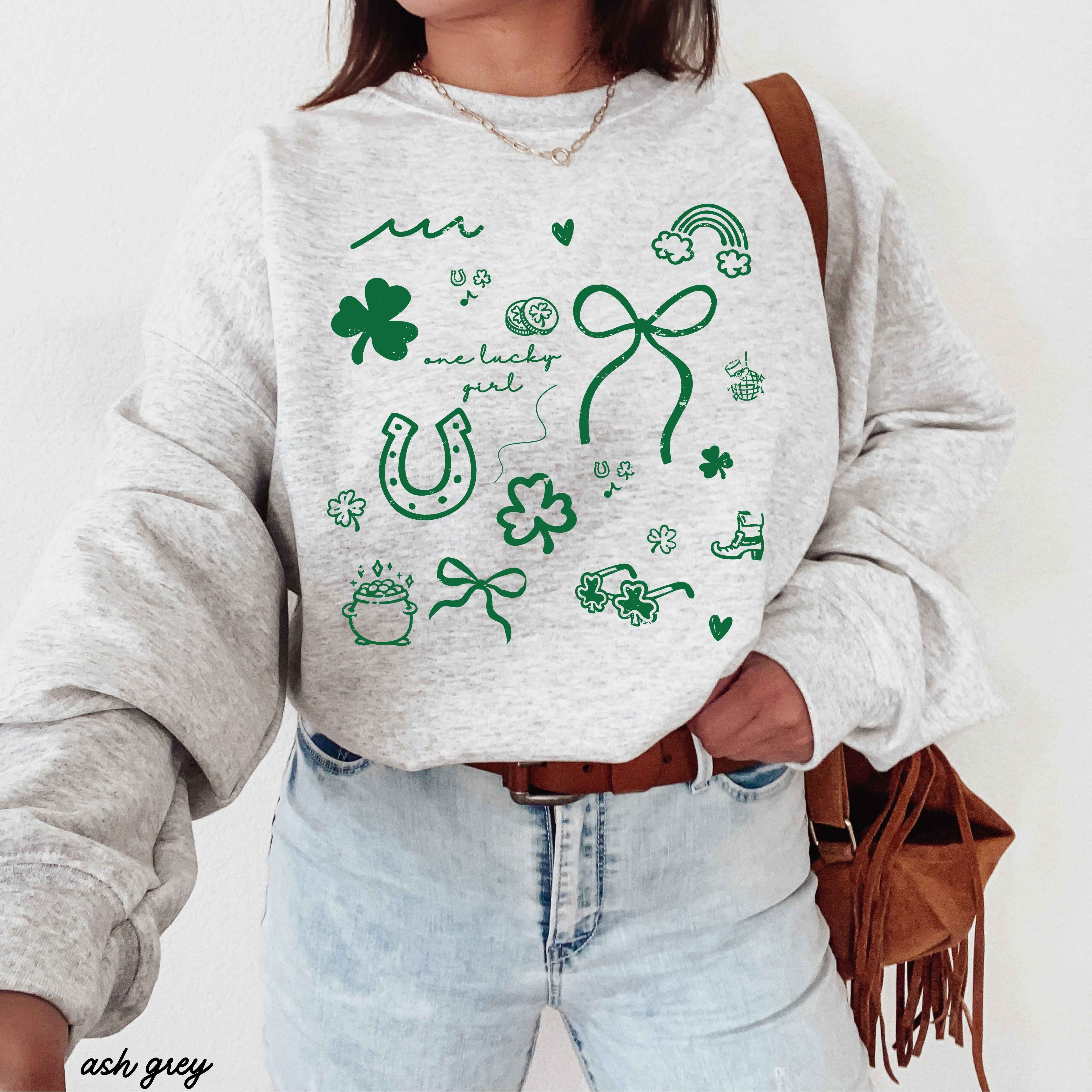 St. Patrick's Day Doodle Sweatshirt *5 Colors (S-3X)