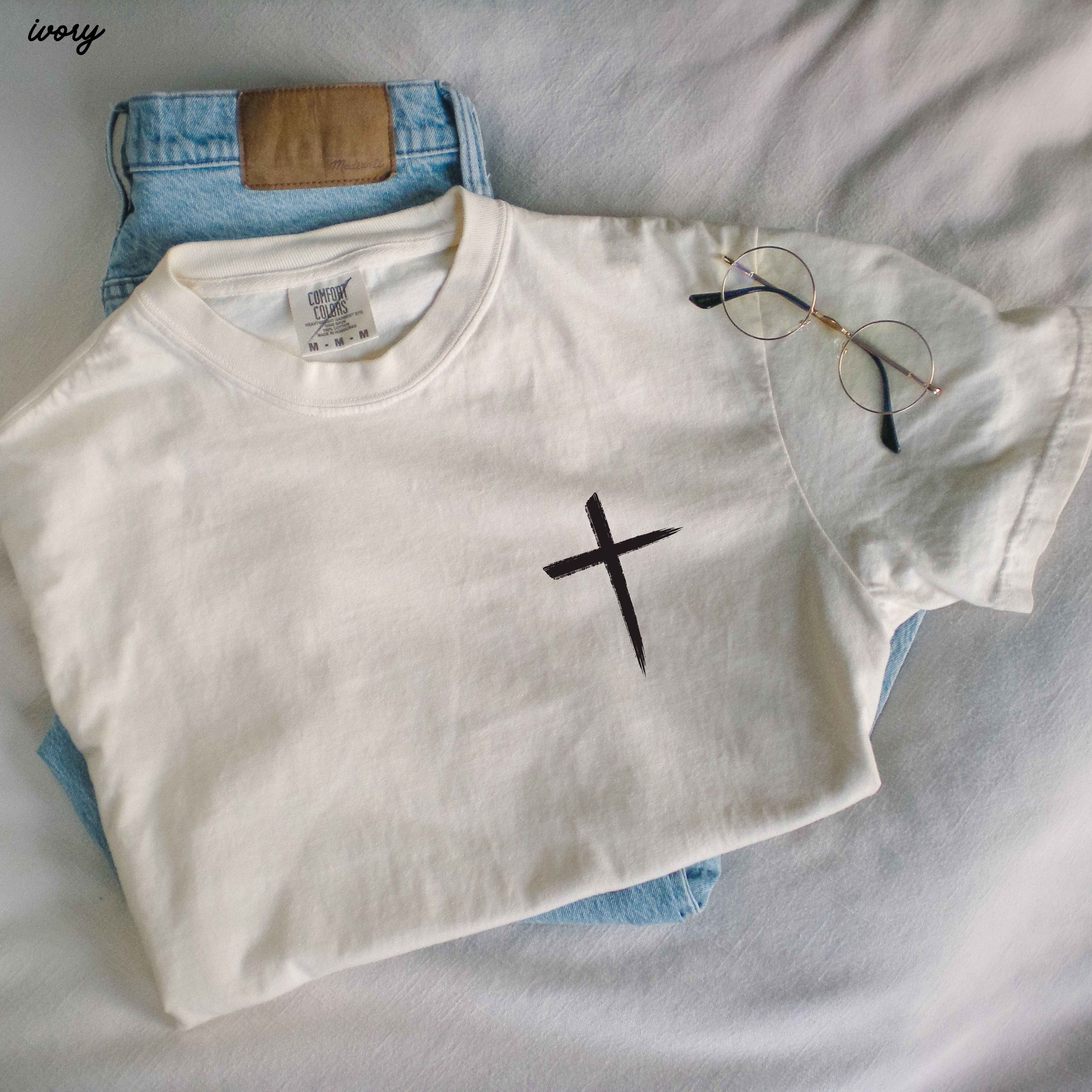 Pocket Cross Comfort Colors Tee *16 Colors (S-3X)