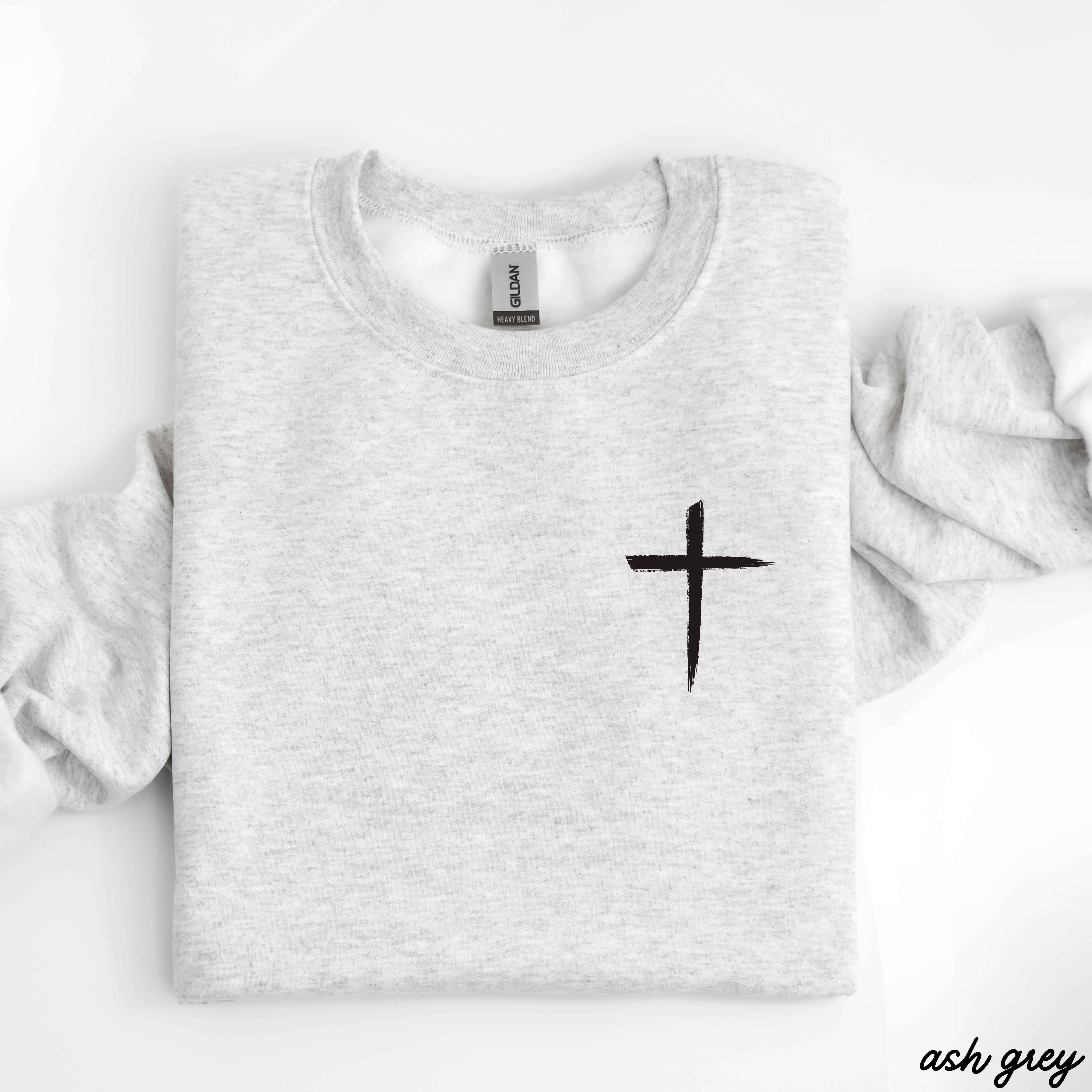 Pocket Cross Sweatshirt *9 Colors (S-3X)