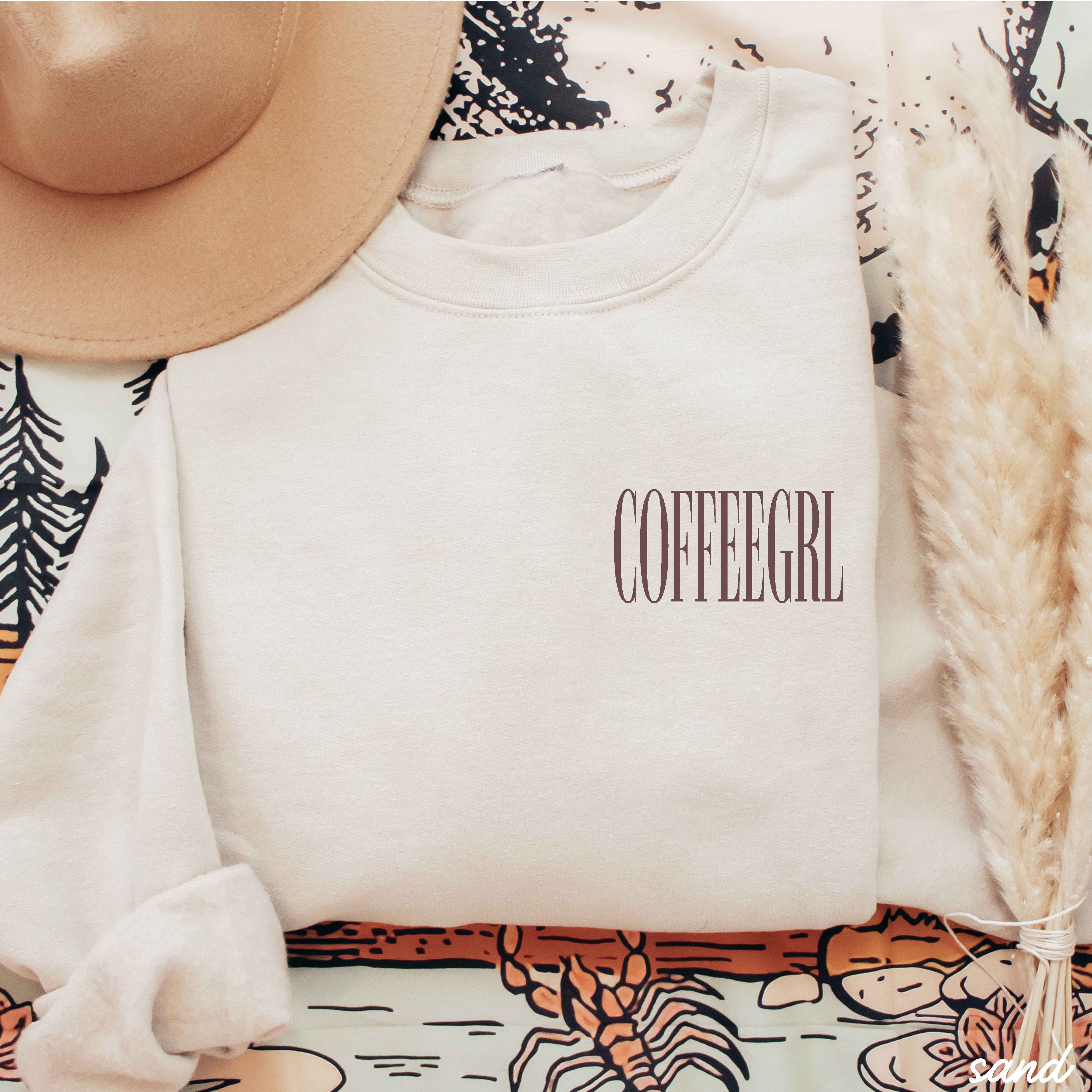 Coffeegrl Sweatshirt *9 Colors (S-3X)