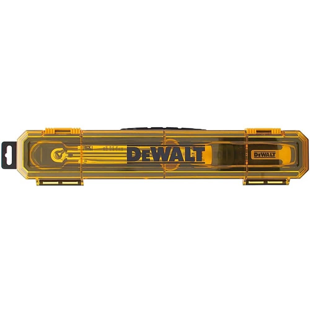 DEWALT DWMT75463 Torque Wrench, Micro Adjust, 3/8