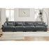 Super Comfort Oversized Modular Sectional Sofa, Deep Seat Convertible L Shaped Couch