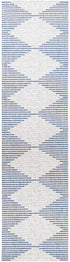 Stephan Blue & Cream Outdoor Rug