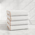 Cotton Border-Stitched 6-Piece Towel Set - Valery Collection
