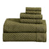 Cotton Diamond Waffle Weave Bath Towel Set - Grayson Collection