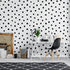 Circle Polka Dots Pattern Peel and Stick Wallpaper | Removable Wall Mural #6206