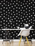 Circle Polka Dots Pattern Peel and Stick Wallpaper | Removable Wall Mural #6206