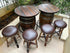Double Oak Barrel Bistro Pub Table Set, Bourbon Wine Barrel, Footrail Footrest Comfort, Barrel Bar, Whiskey Barrel Bar, Wine Barrel Cabinet