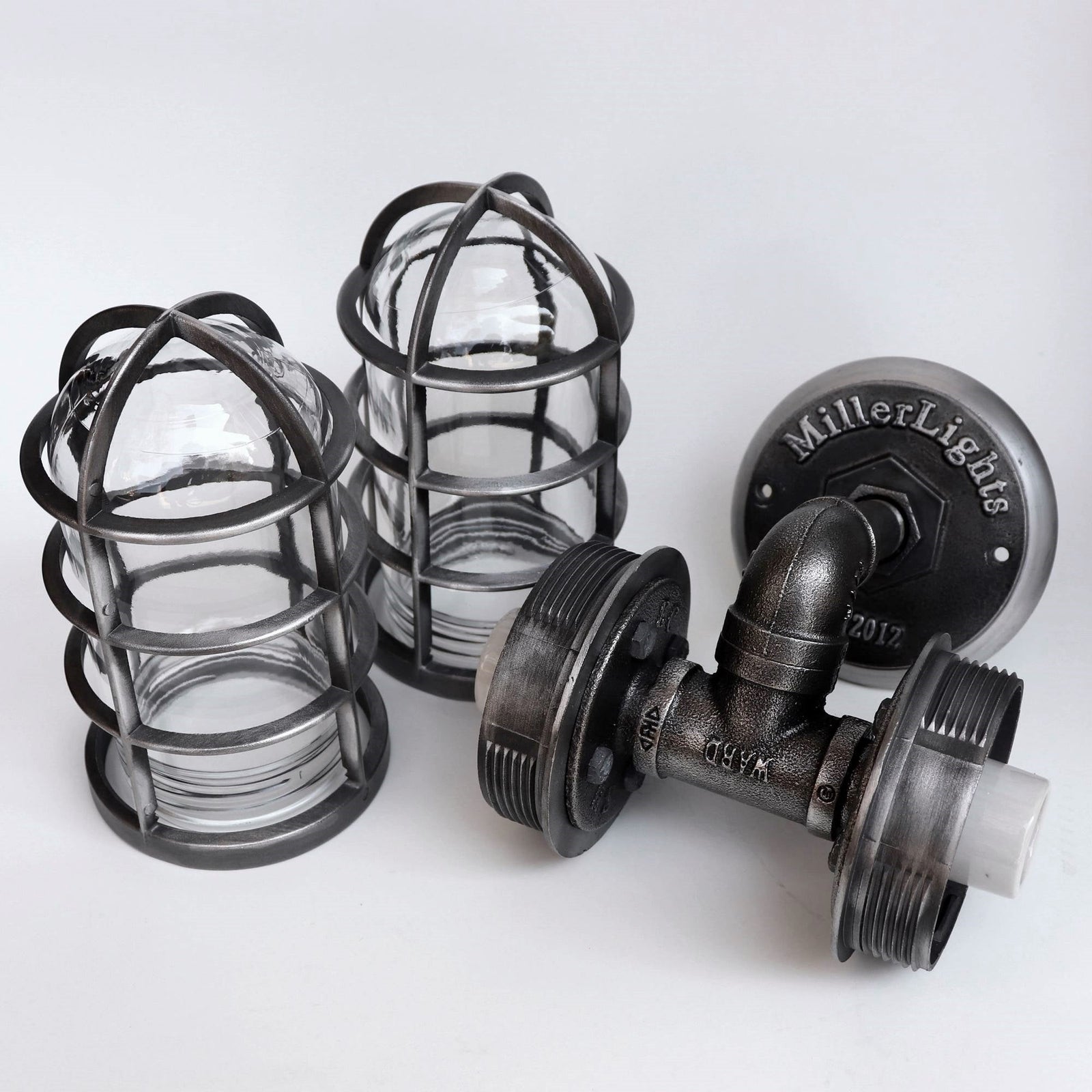 Rustic Industrial Bathroom Vanity Lighting - The Joker