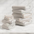 Cotton Border-Stitched 6-Piece Towel Set - Valery Collection