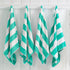 Cotton Velour Cabana Stripe Beach Towel - Novia Collection
