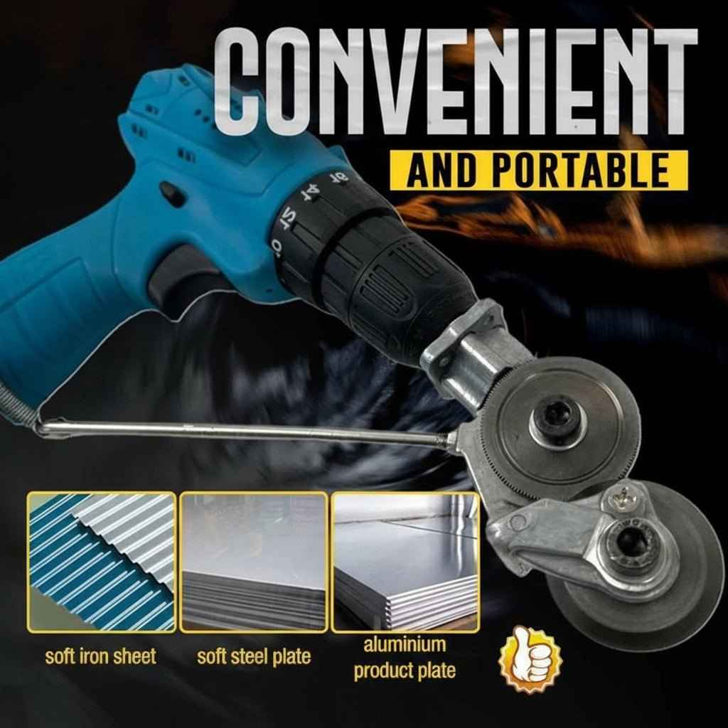 Drill Attachment Sheet Metal Cutter Nibbler Tool for Electric Drill