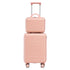 2-Piece ABS Spinner Wheel Luggage Set with Combination Lock