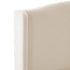 King Size Bed Frame with Upholstered Teddy Velvet Headboard