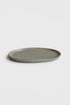 Handmade Stoneware Oval Serving Platter "Concrete"