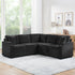 Modern L Shaped Sectional Sofa Bed With Hidden Storage Upholstery