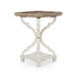 Accent Table with Hourglass Base and French Country Design