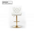 Adjustable Swivel Bar Stool With Nailhead Trim (Set of 2)