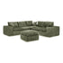 Sectional Sofa With Moveable Ottoman