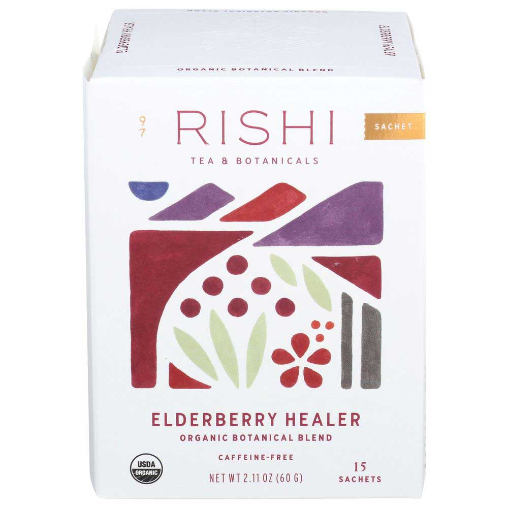 Rishi Tea Elderberry Healer (6 Pack - 15 Tea Bags)