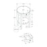 Accent Table, 2 Tier, Transitional - Espresso
