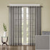 Solid Crushed Curtain Panel Pair (2 Pcs) - Grey
