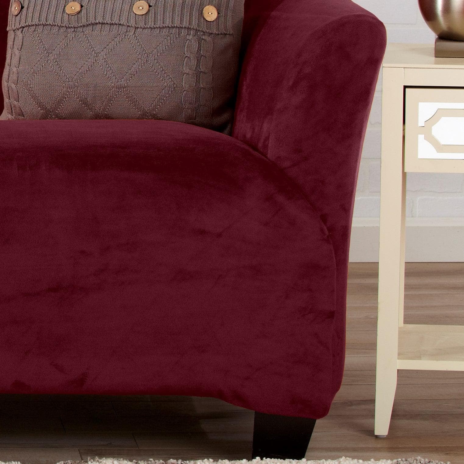 Velvet Stretch Slipcover - Gale Collection