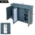 Wall Mount Mirror Cabinet With Adjustable Shelves, Soft Closing Hinges