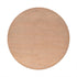Minimalist Round Coffee Table With Shelf Storage - Natural