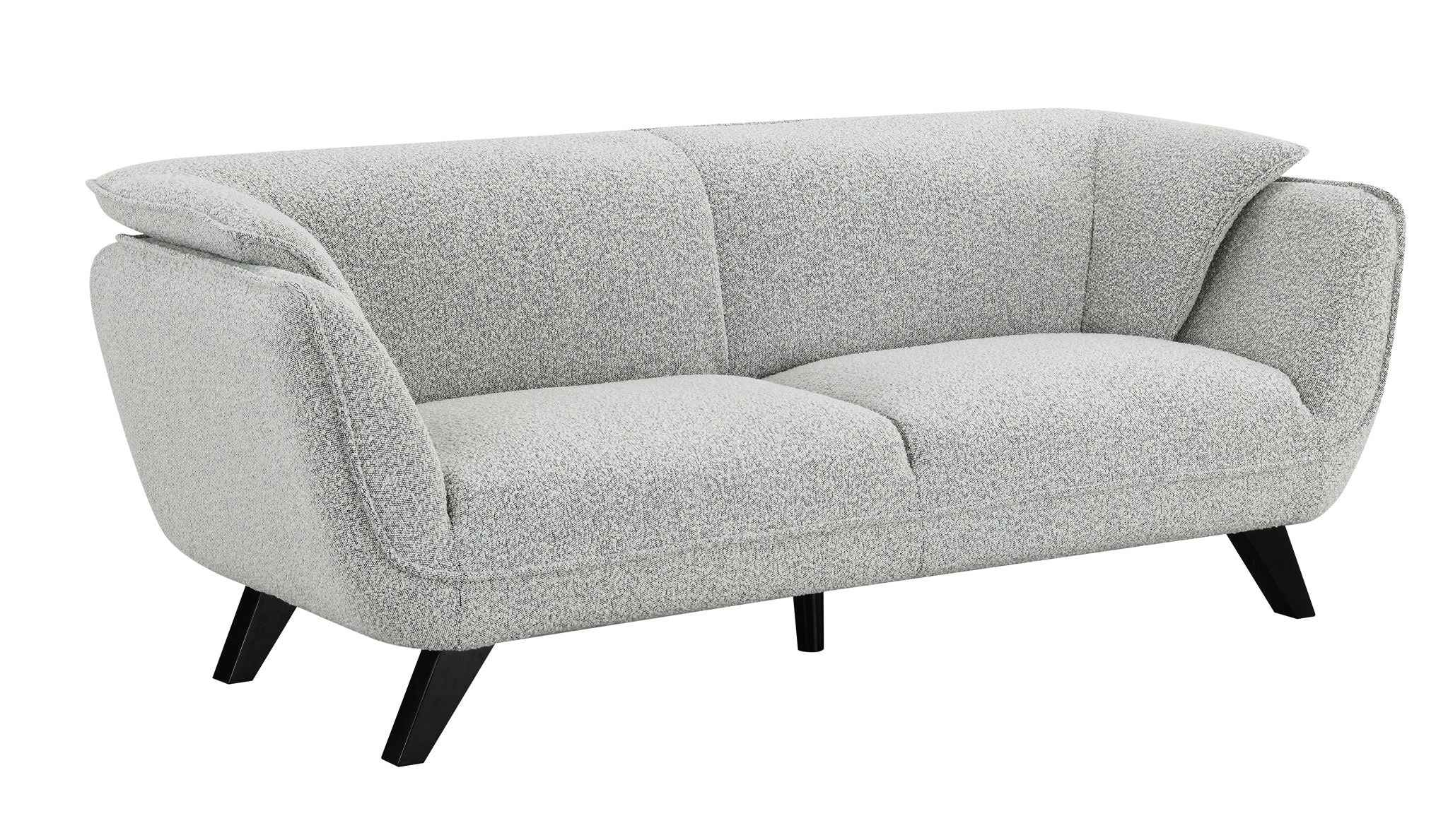 Nayeli Boucle Sofa with Pocket Coil Seating - Gray or Dark Brown