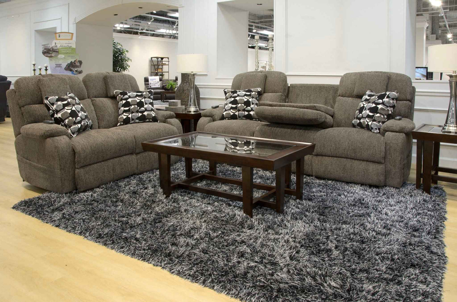 Oasis - Power Reclining  Loveseat - Fossil