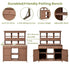 65.7" Garden Potting Bench Table with Hutch & Storage - Fir Wood