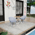 2 Pack Lounge Chair Set & Folding Square Table