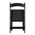 Solid Wood Upholstered Folding Chair Set, Dining Room (Set of 4)