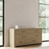 Hendricks 6-drawer Bedroom Dresser Storage Cabinet Light Oak