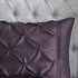 7 Piece Tufted Comforter Set in Plum for King Beds