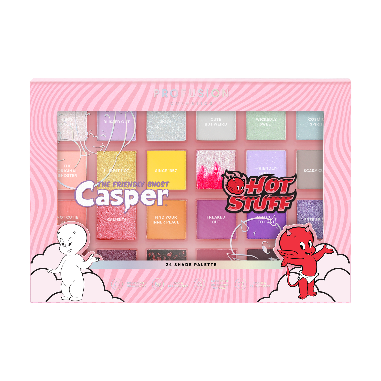 Casper & Hot Stuff 24 Shade Palette