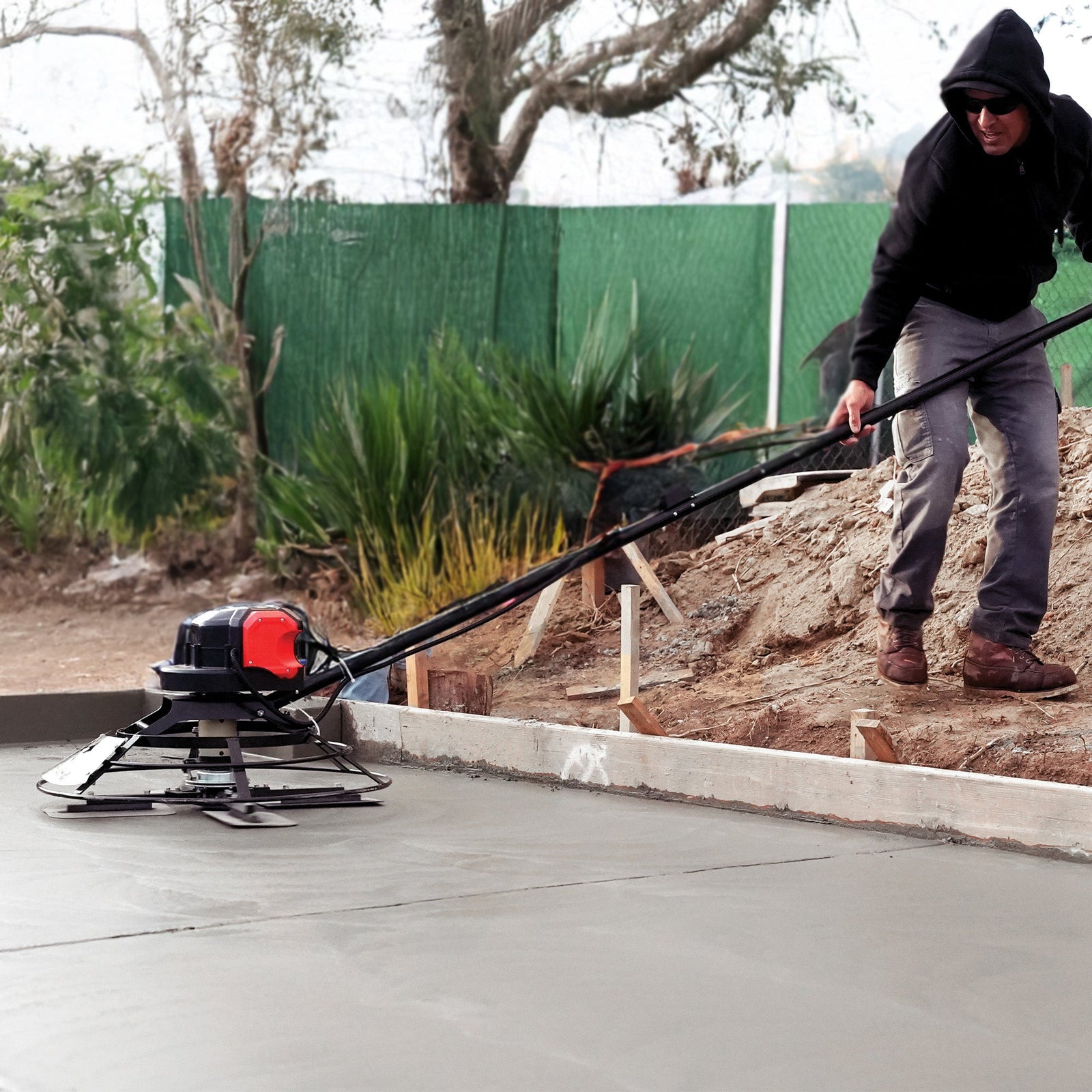 Set of 4 - 6″ x 10.5″ Replacement Combo Trowel Blades Bar Mount for Tomahawk 30