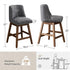 Upholstered Swivel Bar Stool