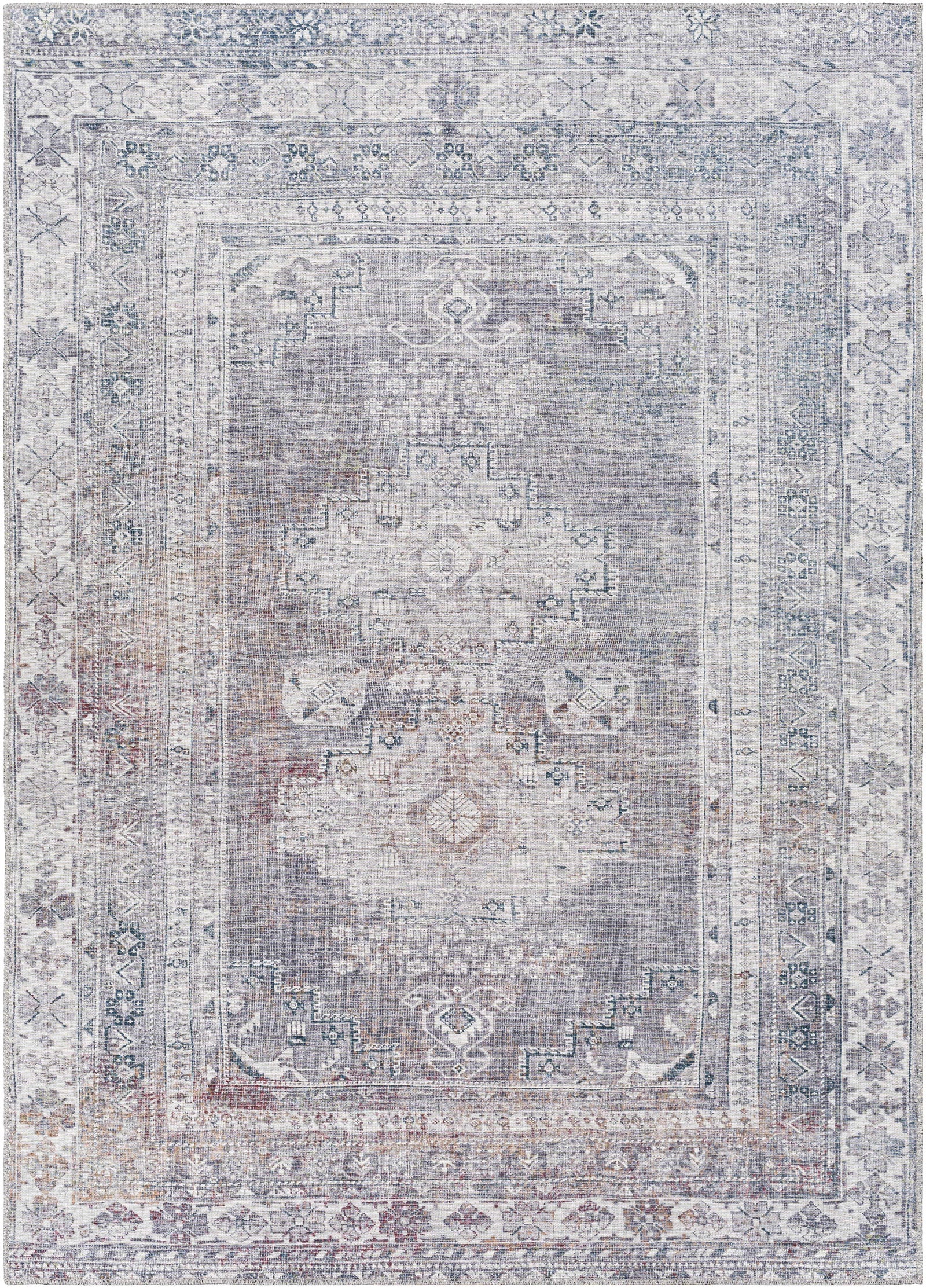 Baltinglass Gray Washable Area Rug - Limited Edition