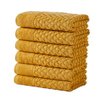 Cotton Diamond Waffle Weave Bath Towel Set - Grayson Collection