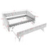 Upholstered Daybed With USB Charging & Pull Out Bed