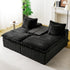 Double Chaise Lounge With Full Compressed Sponge