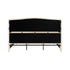 King Size Bed Frame with Upholstered Teddy Velvet Headboard