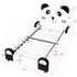 Twin Size Cute Panda Shaped Kids Bed - White / Black